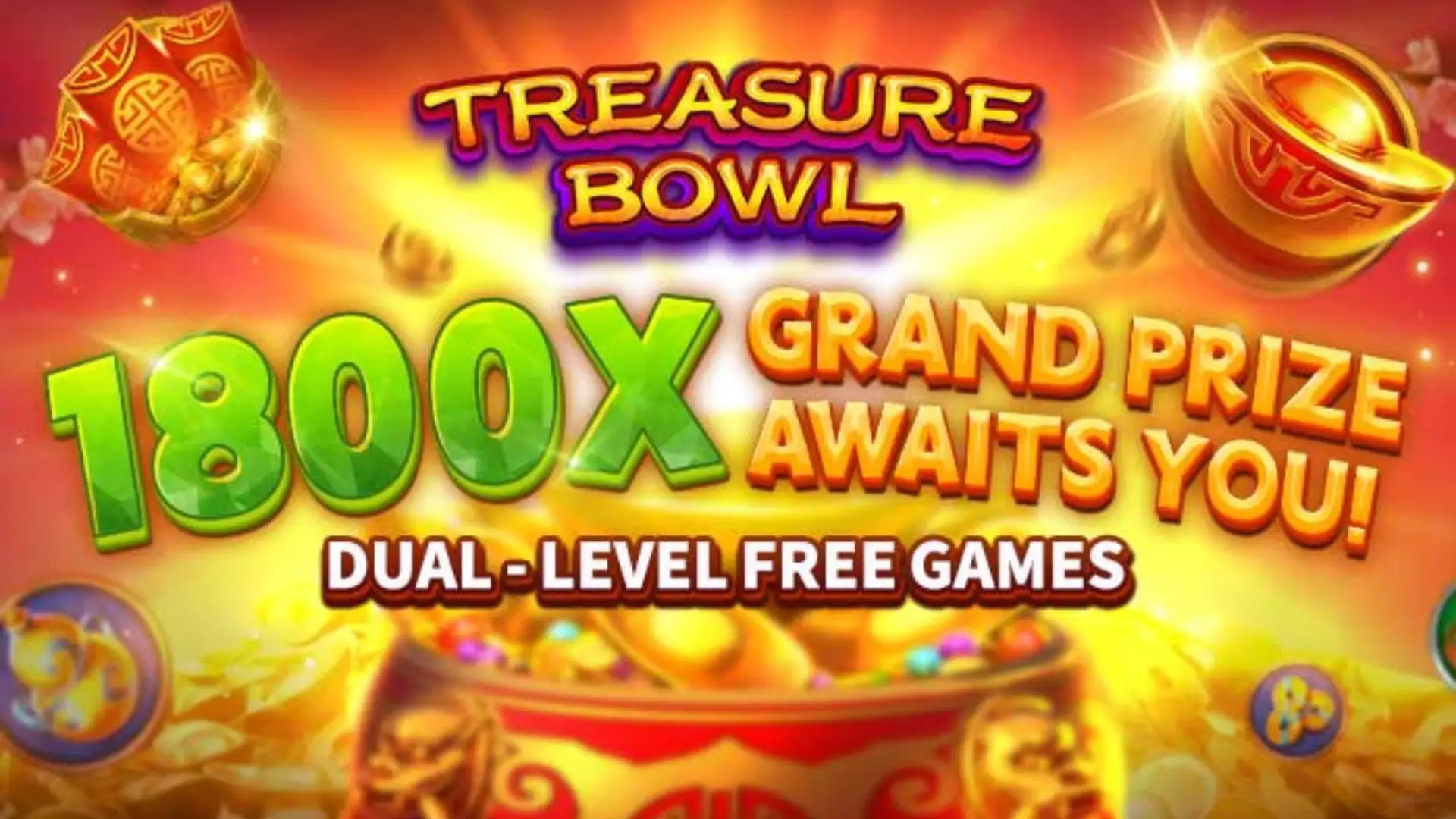 Multiplicadores Treasure Bowl gamewww - 7777x Máximo com Tigela Dourada